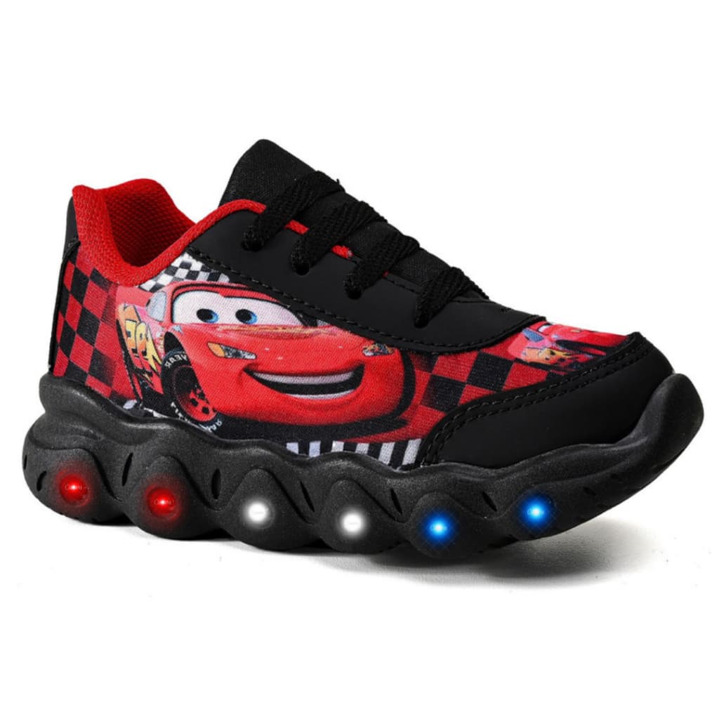 Tenis infantil Carros de led Tênis Infantil do Relâmpago Mc Quuen Com Led
