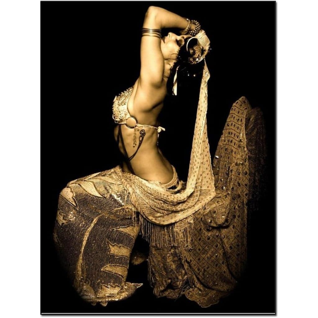 Quadro decorativo 60x40cm Impressão em vinil e base de MDF  . Mulher Dança do ventre