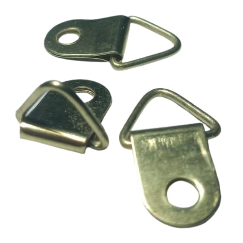 Suporte Pendurador Triângulo de metal Para Quadros Espelhos Nichos com 3 unidades