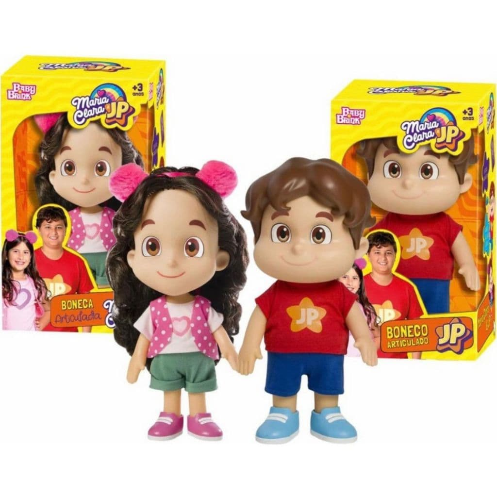 Boneca Maria Clara E Jp Originais Youtubers Articulado Oficial Produto Original Brinquedos Rosita Brinquedo Infantil