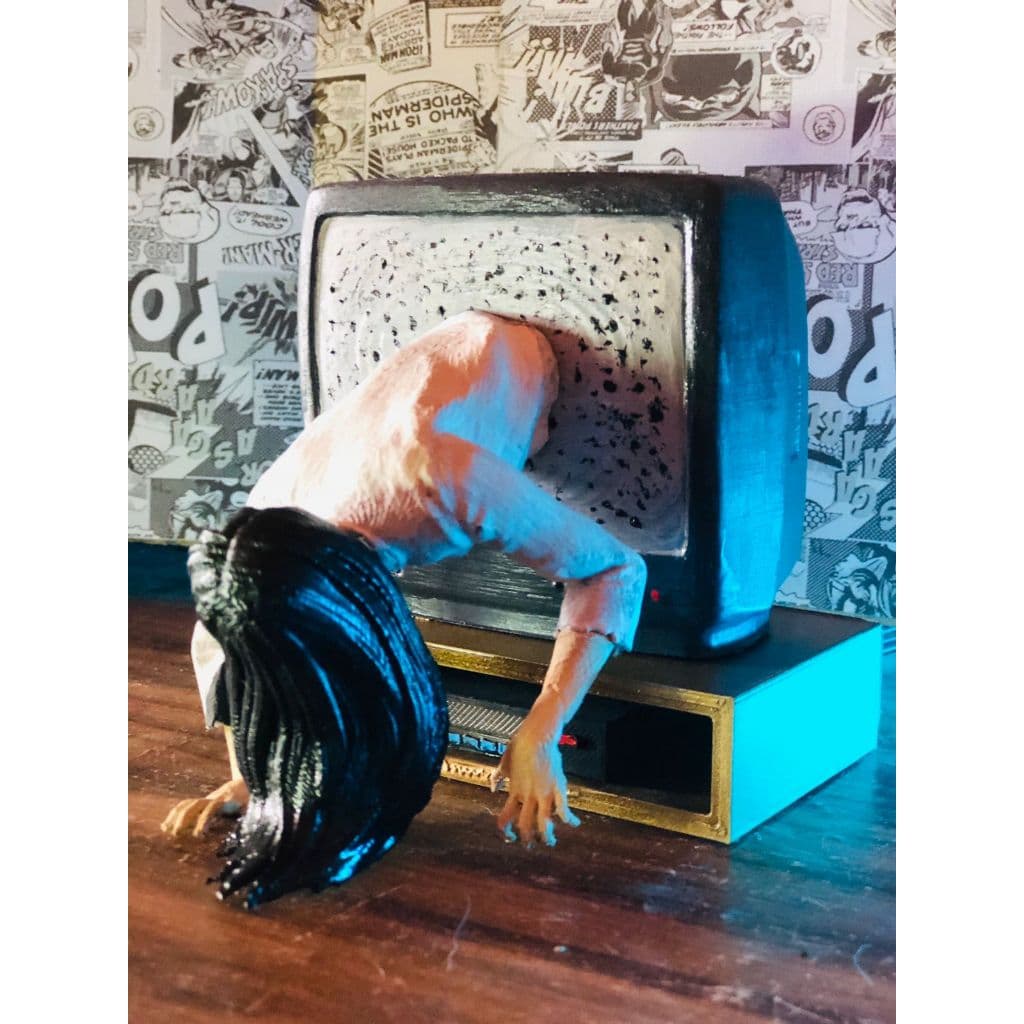 Samara  Morgan Action figure boneco Estatua Filme de Terror O Chamado Badako The Ring Diorama Horror Colecionável 3D