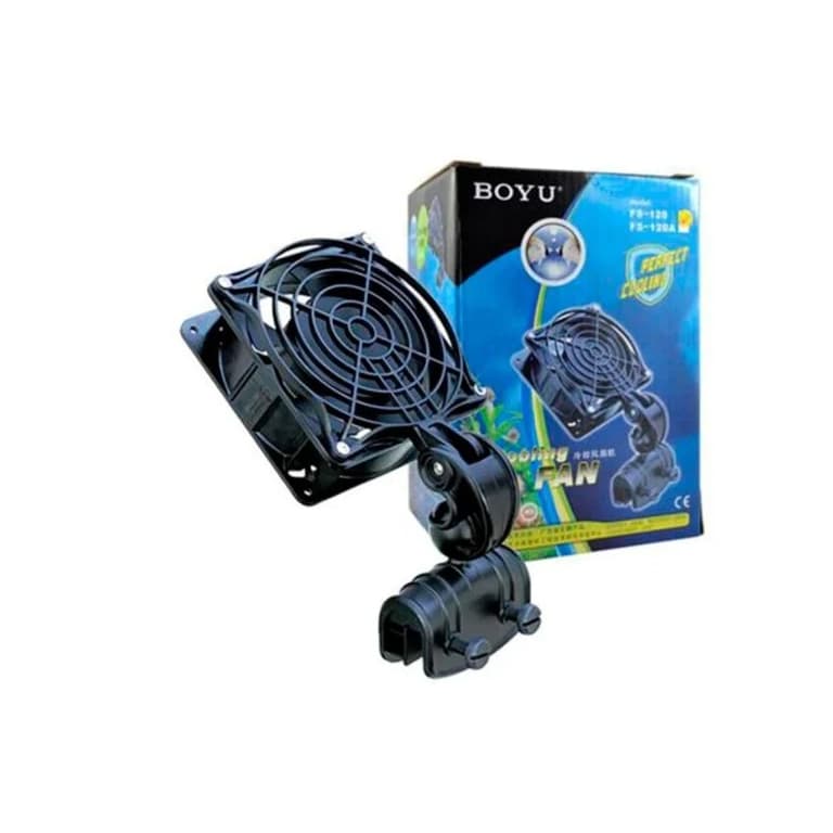 Mini Ventilador Cooler Boyu Fs-120 Com Haste Flexível