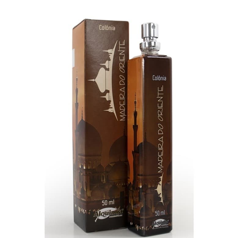 COLÔNIA MADEIRA DO ORIENTE SMELL PREMIUM 50ml (Colônia Masculina) -  ALQUIMIA COSMÉTICOS.