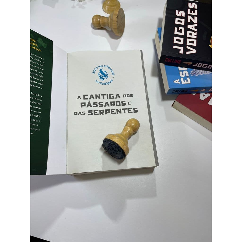 Carimbo Ex Libris Jogos Vorazes