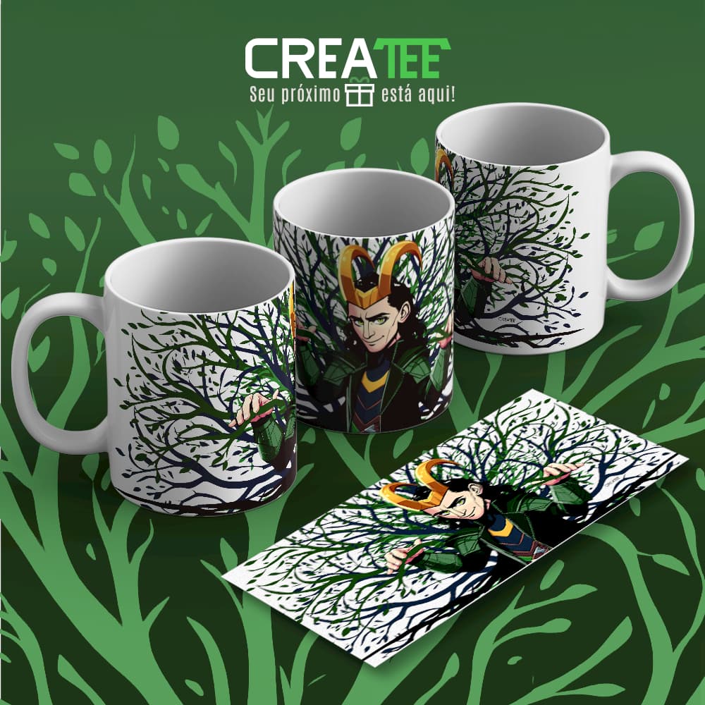 Caneca & Xícara - Loki Argard Marvel Série
