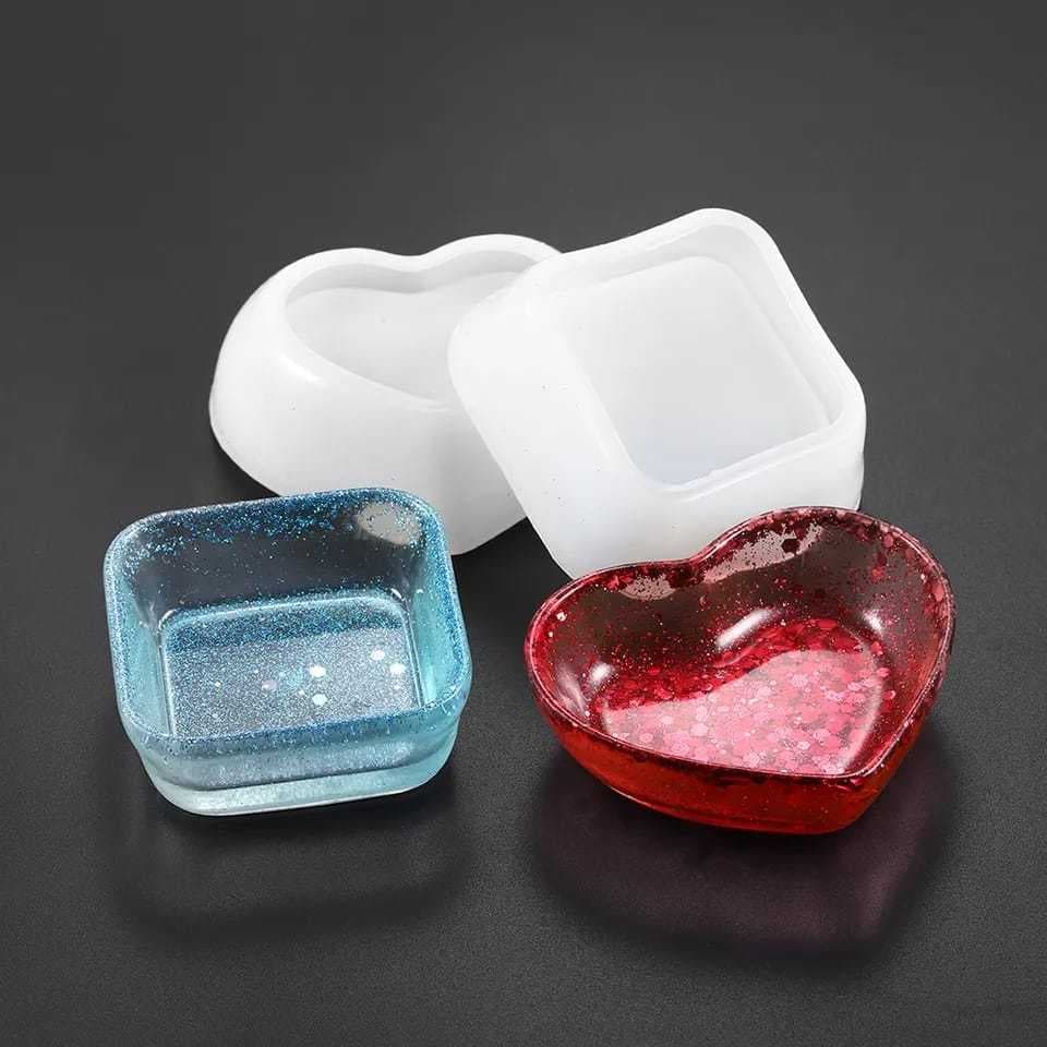Molde Silicone Porta Jóias / Molde para Resina Epóxi