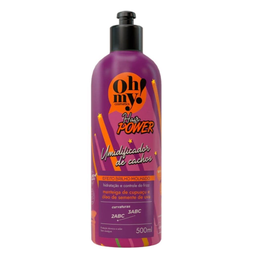 Umidificador de Cachos Hair Power Oh My 2ABC 3ABC 500ml