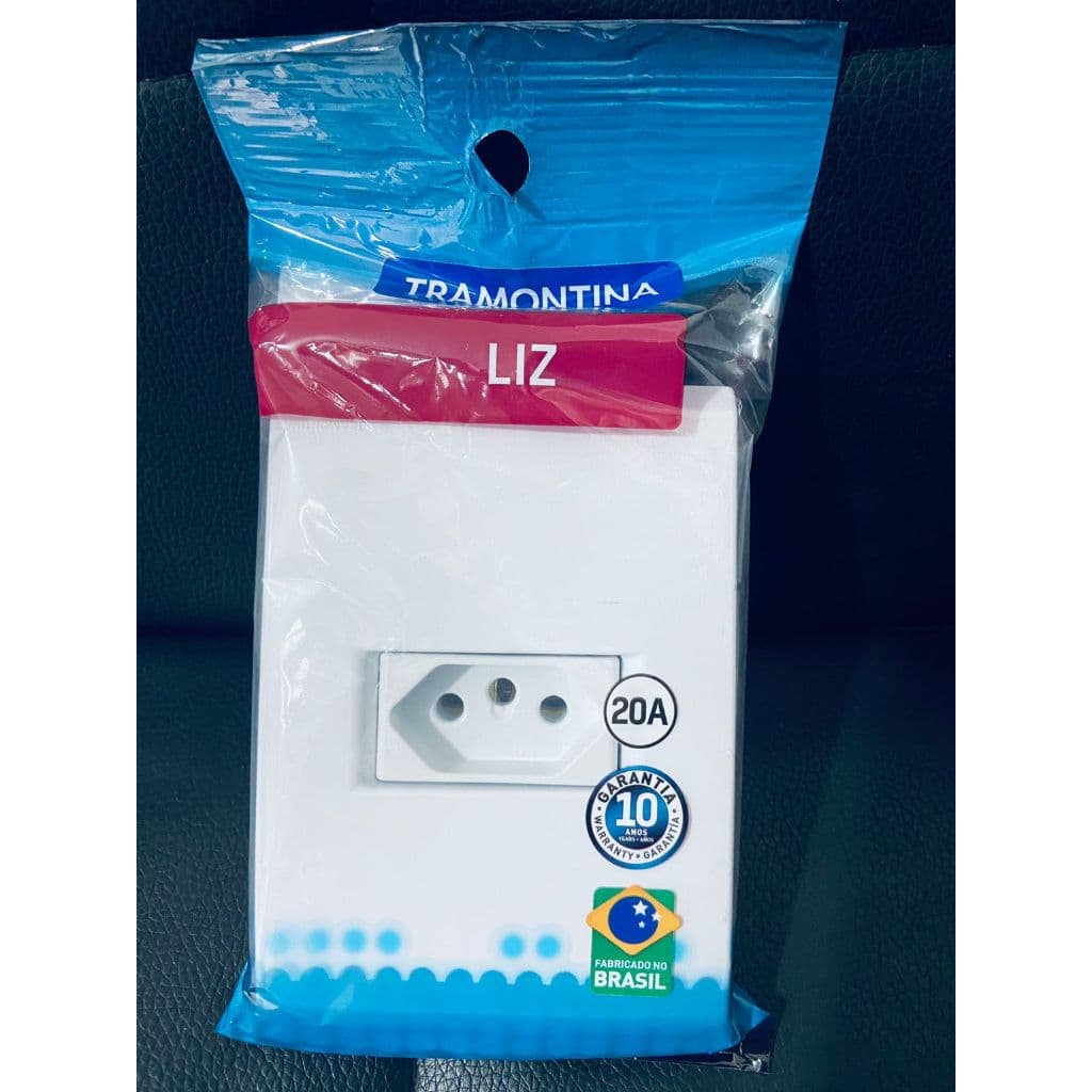 Tomada 20Amperes Tramontina Linha LIZ 4x2 Original