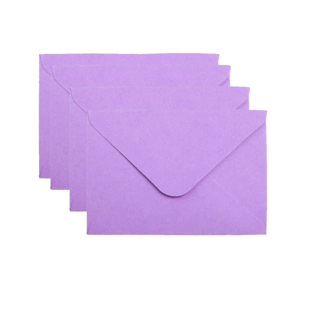 Envelope Lilas (Lavanda) 16x11cm 25un Para Convite Festa Carta