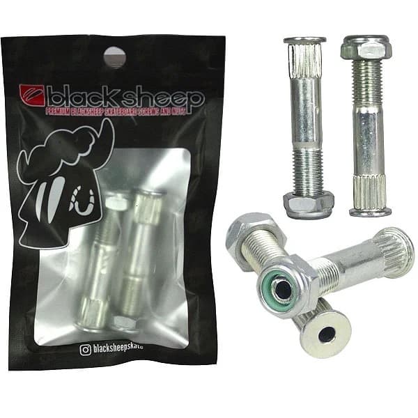 Parafuso Central Skate Black Sheep Vazado Recartilhado Kingpin Street Rioskateboard