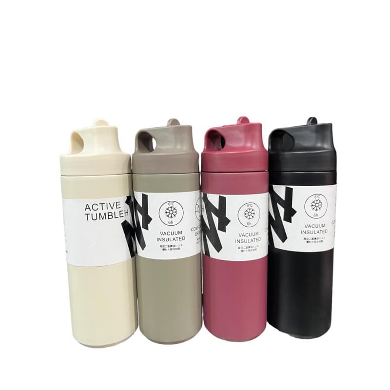 GARRAFA TÉRMICA COM BICO E CANUDO 550Ml