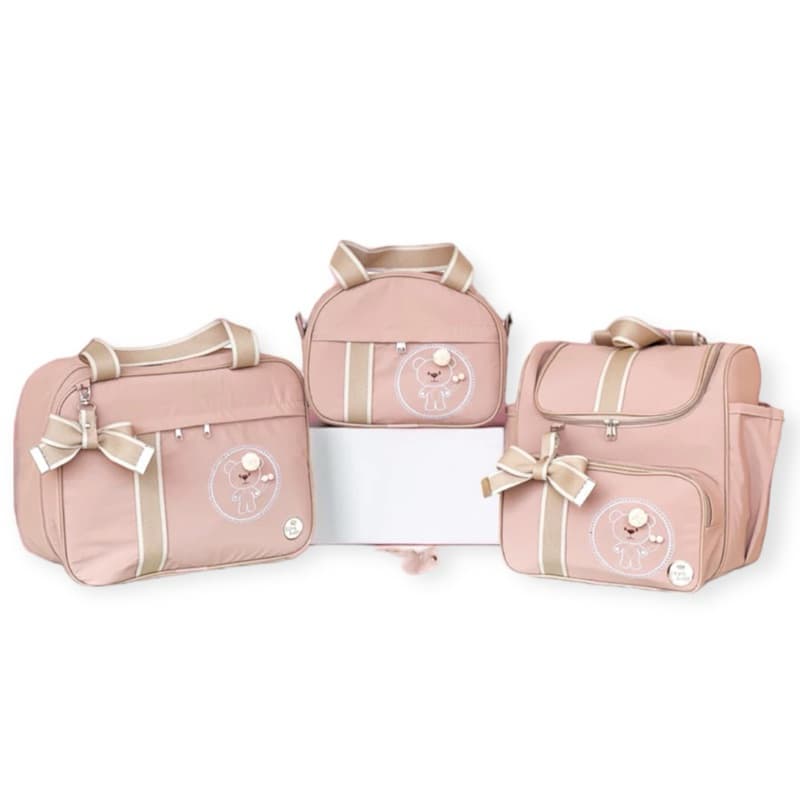 Bolsa Maternidade Luxo Ursinho Kit Bolsa Maternidade Ursinho