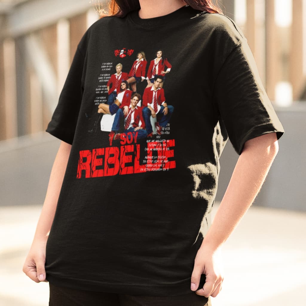 Camiseta Grupo Rebeldes Elite Rbd School Fãs Infancia Roberta Mia Lupita Diego
