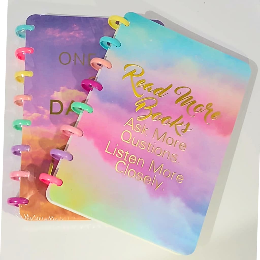 Caderno De Disco IsCool Inteligente A5 100 Folhas Colors Sweet Candy