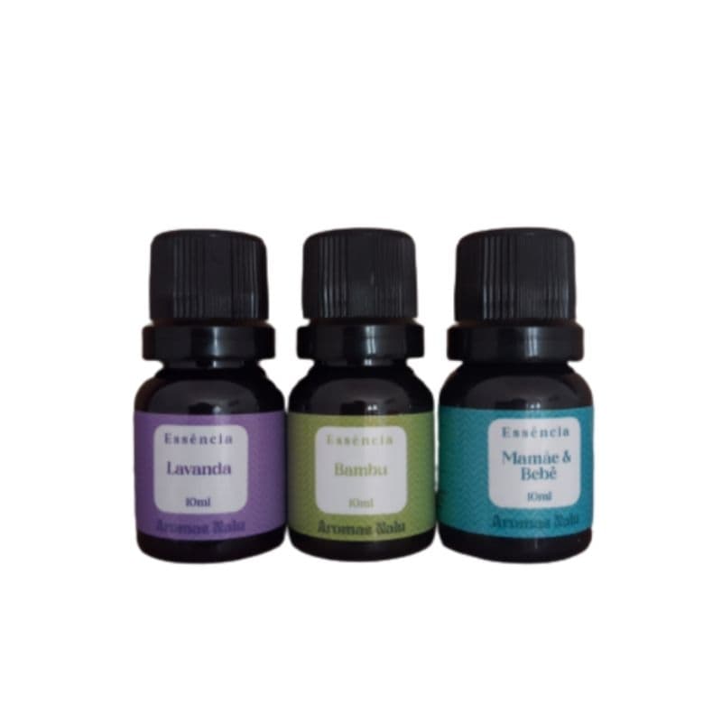 Kit Queridinhos (Essências Lavanda, Bambu e Baby) - 15ml - Hidrossolúveis
