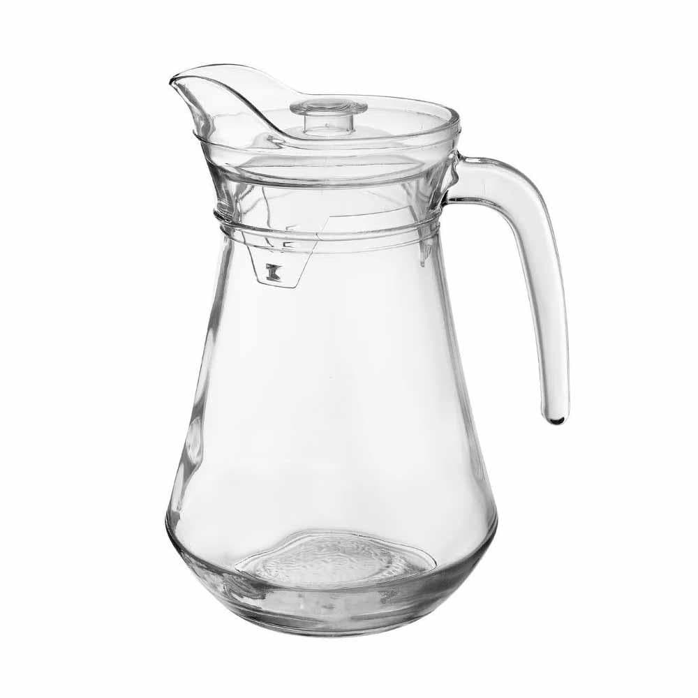JARRA DE VIDRO COM TAMPA 1.6 LITROS PARA SUCO AGUA