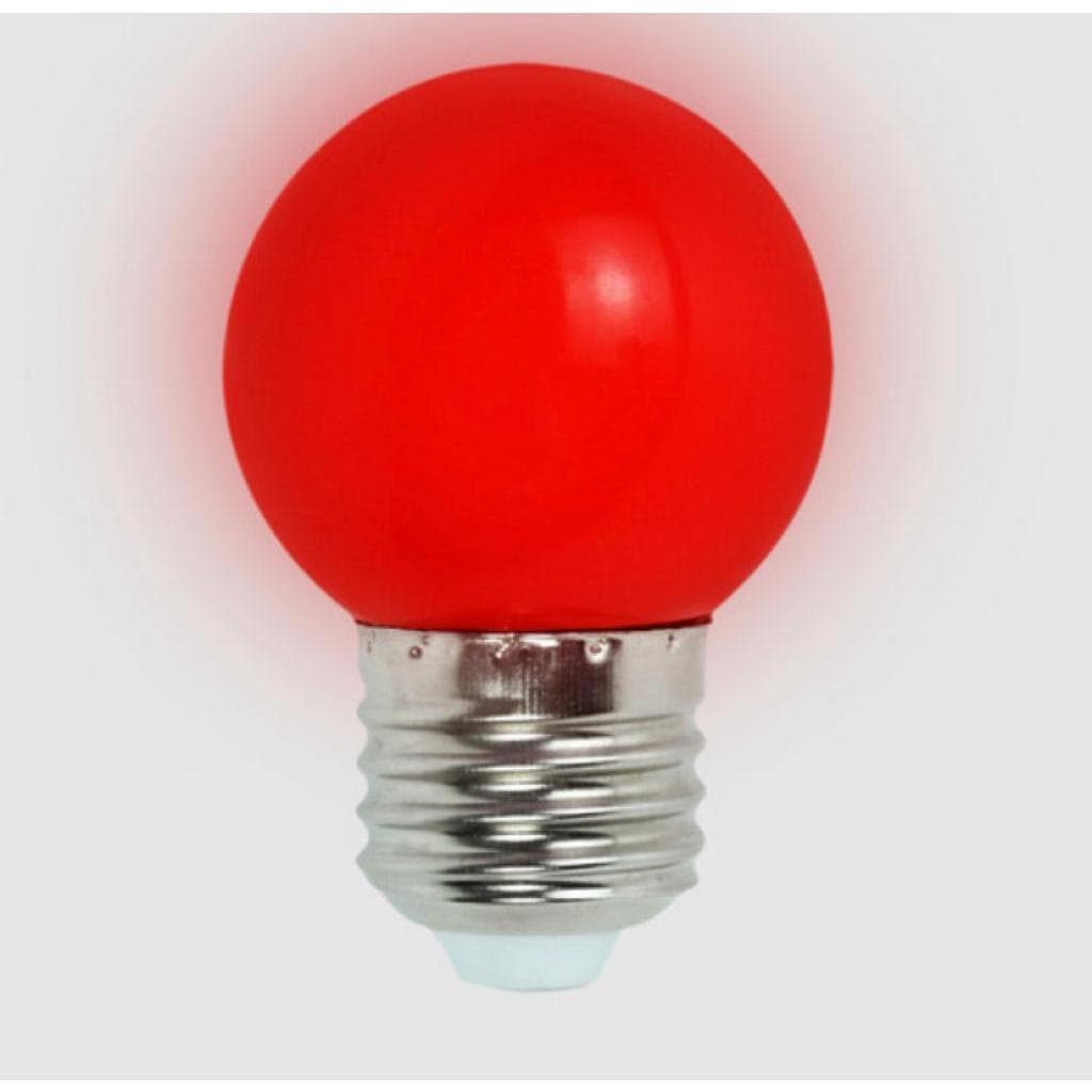 Lâmpada bolinha colorida Abajur/Decoração de LED 127v bocal E27 ( Cores Variadas )