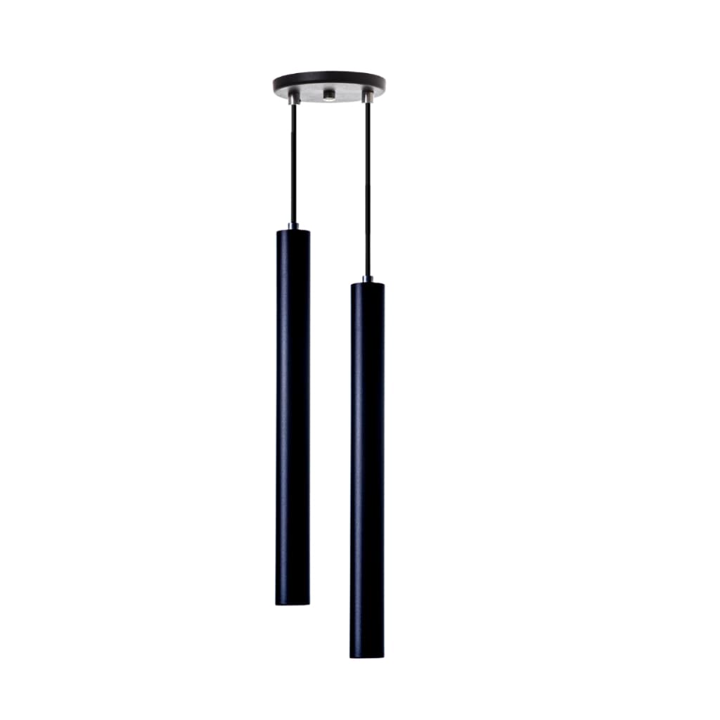 Lustre Pendente Tubo Cilindro 30cm Canopla Unica Alumínio Decorações
