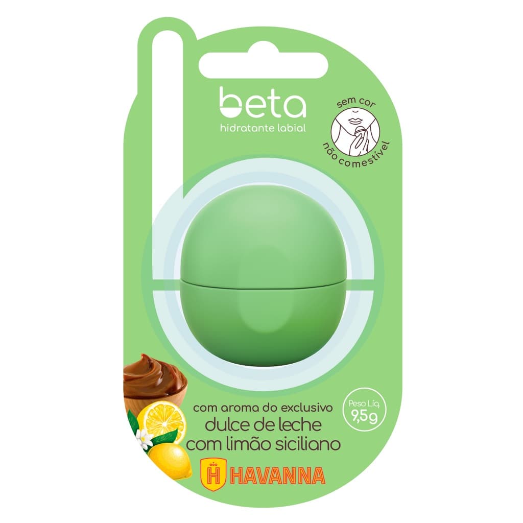 Hidratante Labial Beta Havanna Limão Siciliano – Edição Limitada FPS 6