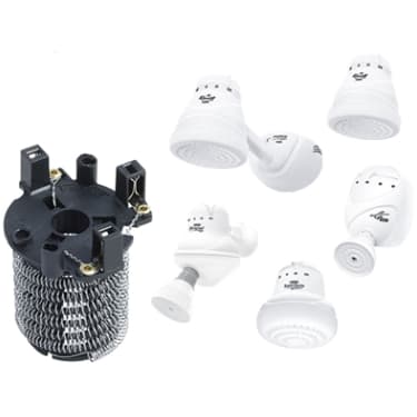 Resistência Kibanho 4T Super Ducha Quattro Banho Nosso Quattro Ducha Original Ducha Original Jato Forte 4 Temperaturas Tipo Fame 5.400W 127V Ou 220v  6.800W