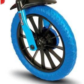 1 Roda EVA Aro 12 Racing Preto e Azul Nathor