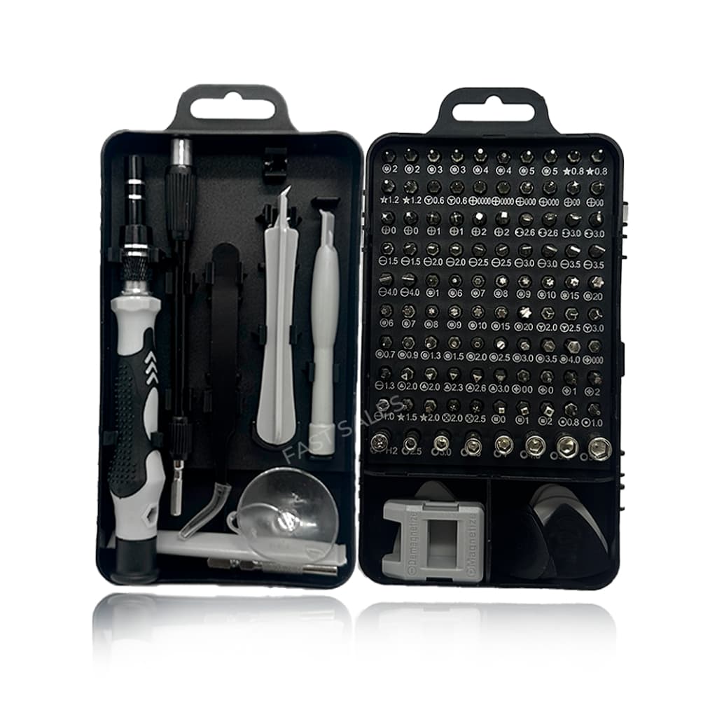 Kit Ferramenta 115 Chaves Precisão Celular Notebook Tablet Multifuncional