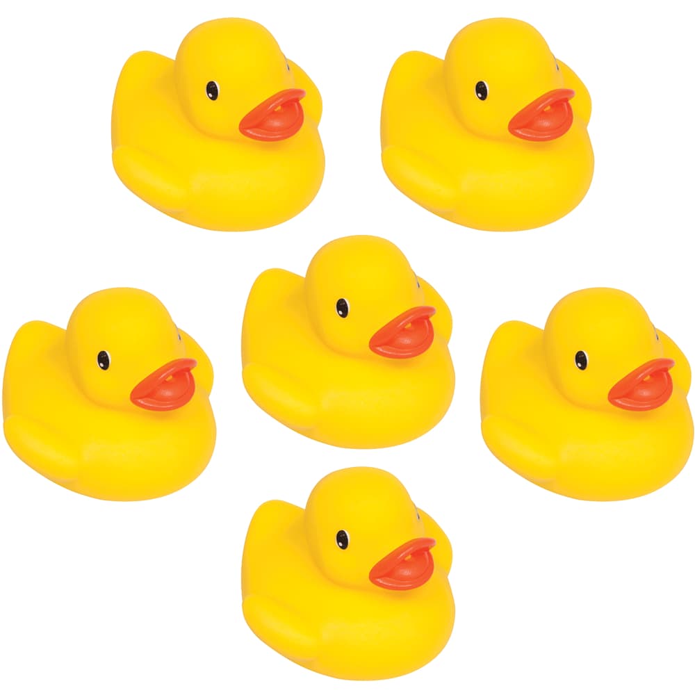 Patinhos de Banho Buba Coloridos com Esguicha Água Kit 6 Peças