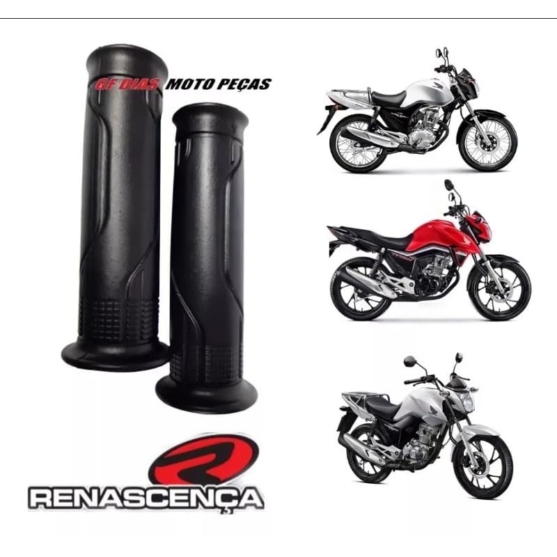 PAR DE MANOPLAS VAZADAS MOTO HONDA CG TITAN FAN START MIX CARGO TWISTER  CB250F