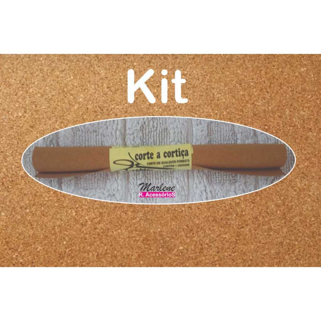 Folha de Cortiça Natural 60x45cm KIT Espessura de 1mm