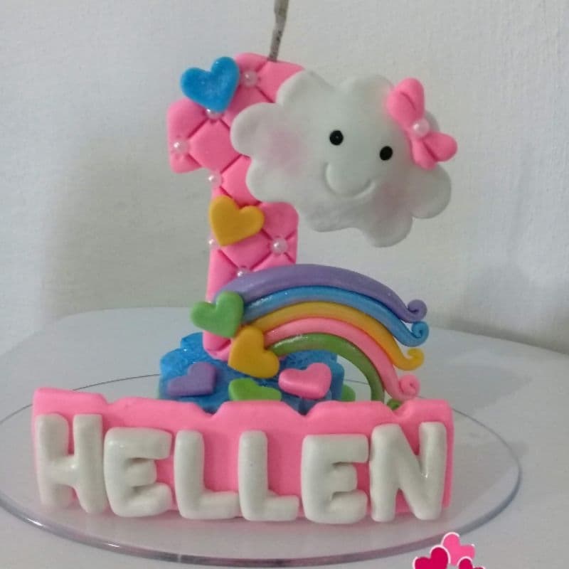 Vela Chuva de Bença/Biscuit Chuva de Amor/Chuva de Bença/Decoração Chuva de bençã