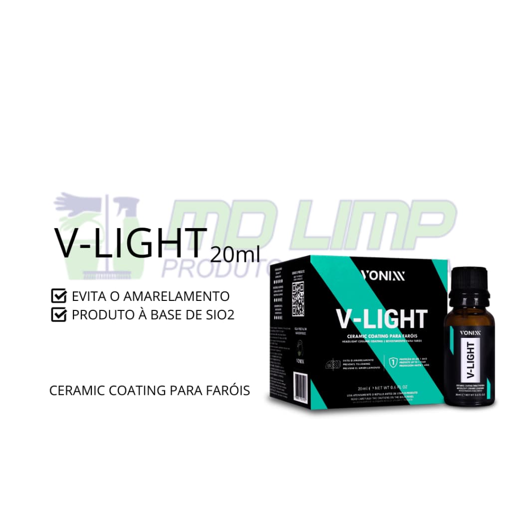 V-LIGHT 20ML - VONIXX CERAMIC COATING PARA FARÓIS