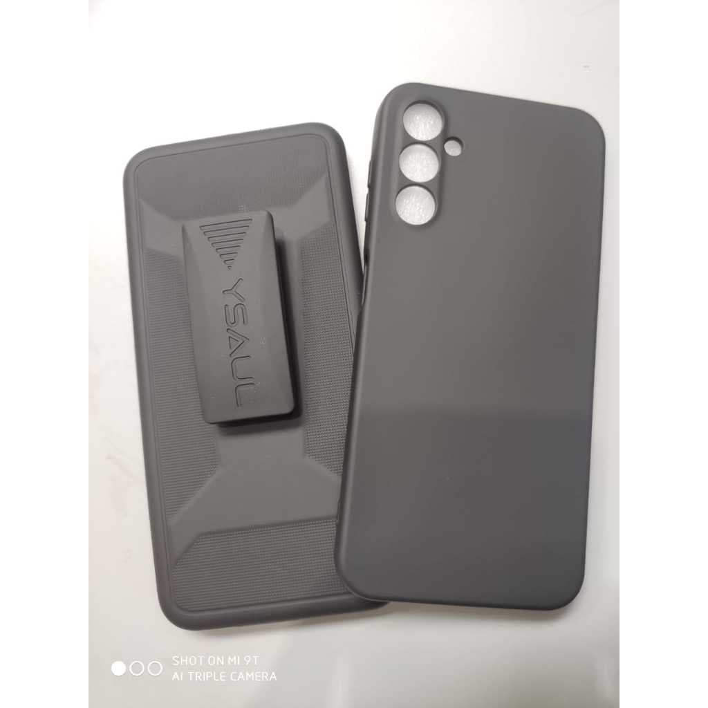 Capa  Suporte de Cintura  para Galaxy A14 5G com capa de silicone