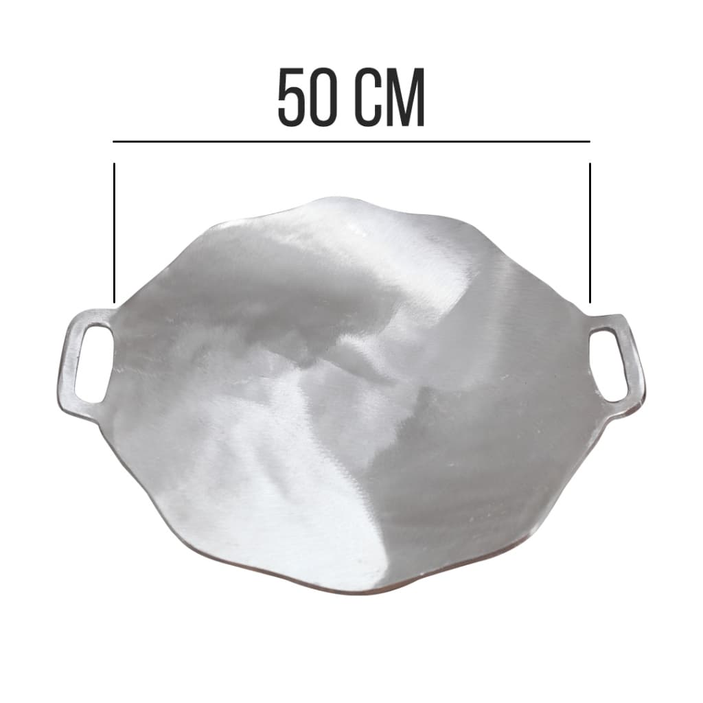 Chapa Disco de Arado em Alumínio Batido 50cm
