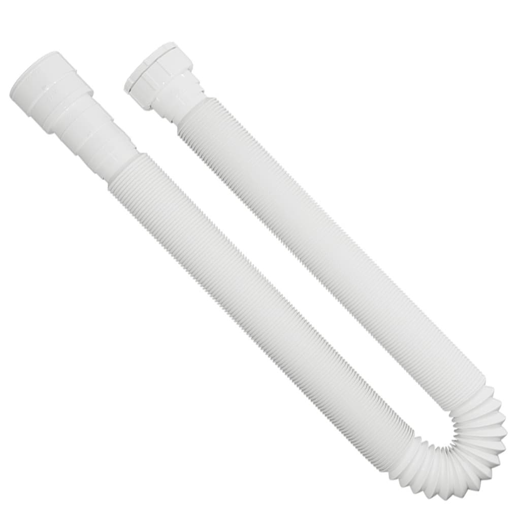 Sifão Longo Branco 2 Metros Tubo Extensivo Universal Blukit
