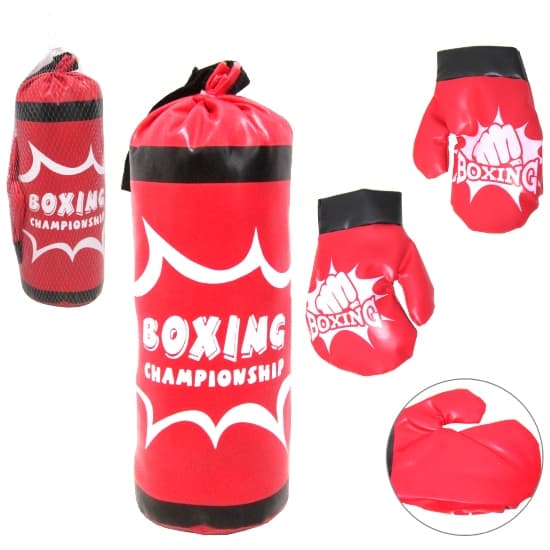 Kit Boxeador Infantil Boxer Saco De Pancada Box Com 2 Luvas