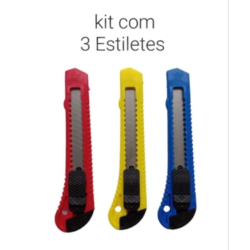 kit com 3 estiletes