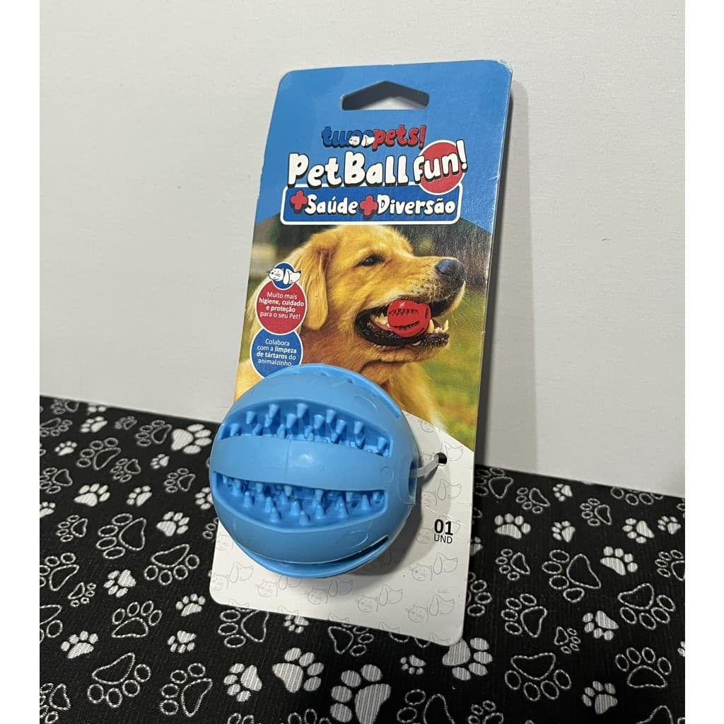 BOLINHA PORTA PETISCO PARA CÃES - BRINQUEDO PARA CÃES COM PETISCO