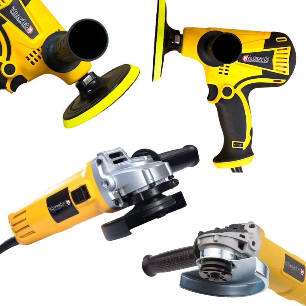 Politriz Lixadeira Multifunções Angular Automotiva Profissional E Esmerilhadeira Lixadeira Angular Pequena 700w Nakasaki