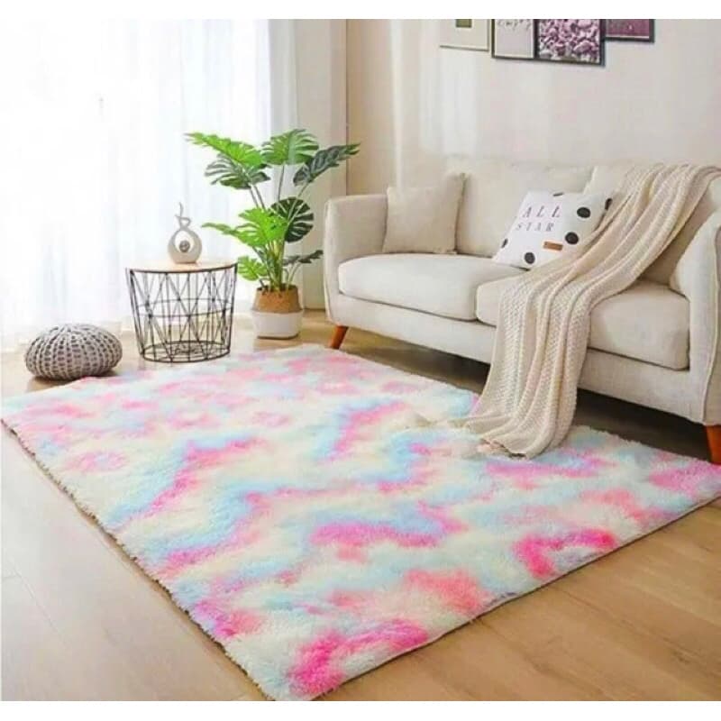 Tapete Peludo 1,00x1,50 Para Quarto de Menina Peludo