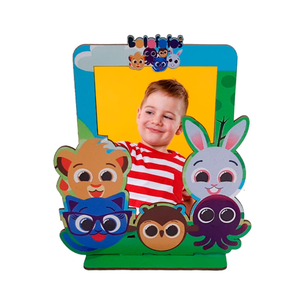 Porta Retrato Vertical Infantil 15x10 Mdf Madeira Adesivado
