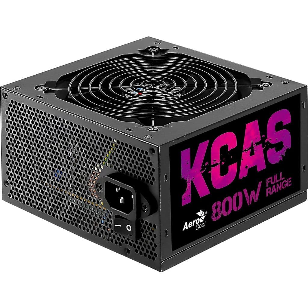 FONTE AEROCOOL KCAS-800W 80 PLUS FULL RANGE PFC ATIVO