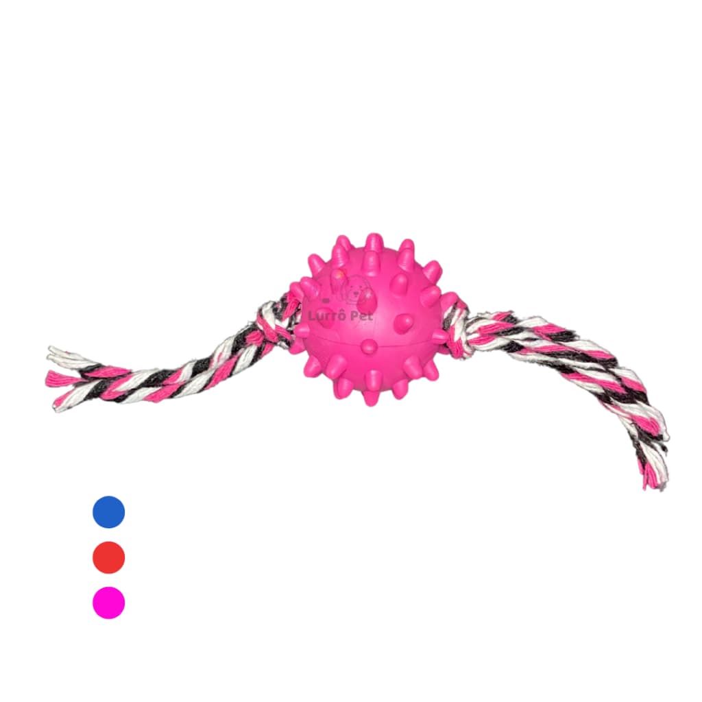 Bolinha Brinquedo para Cachorro Mamona Bone Sortido Pet Brinquedo 45Mm