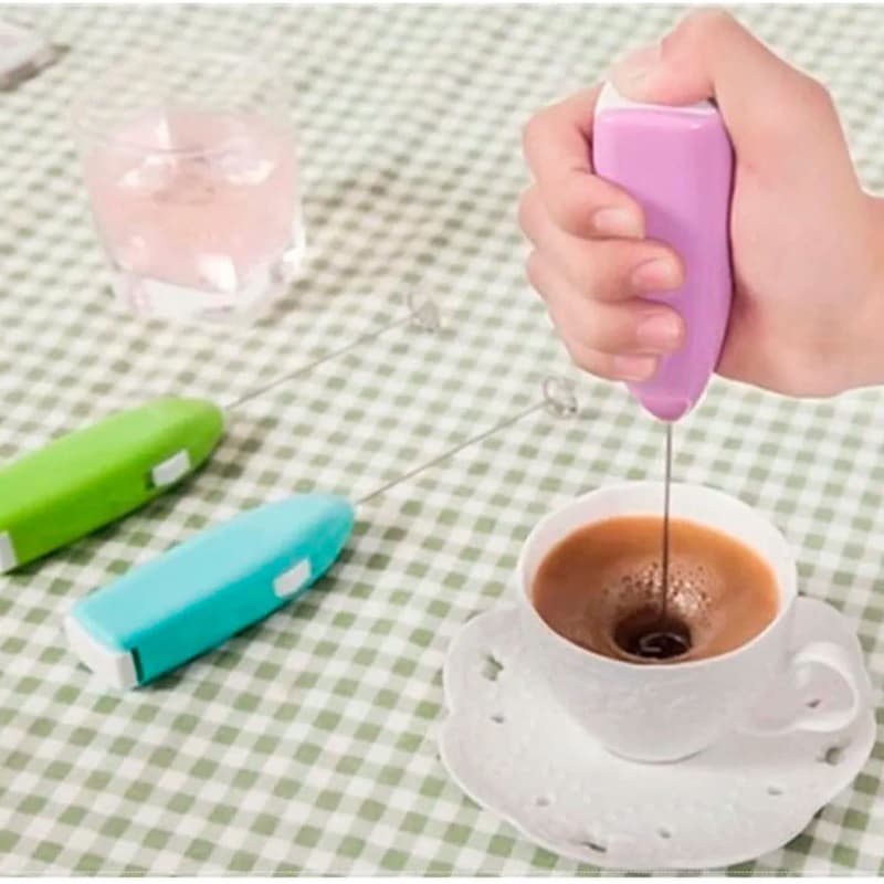 Mixer Mini Portátil Misturador Batedor de Café Clara Bebida Cremosa