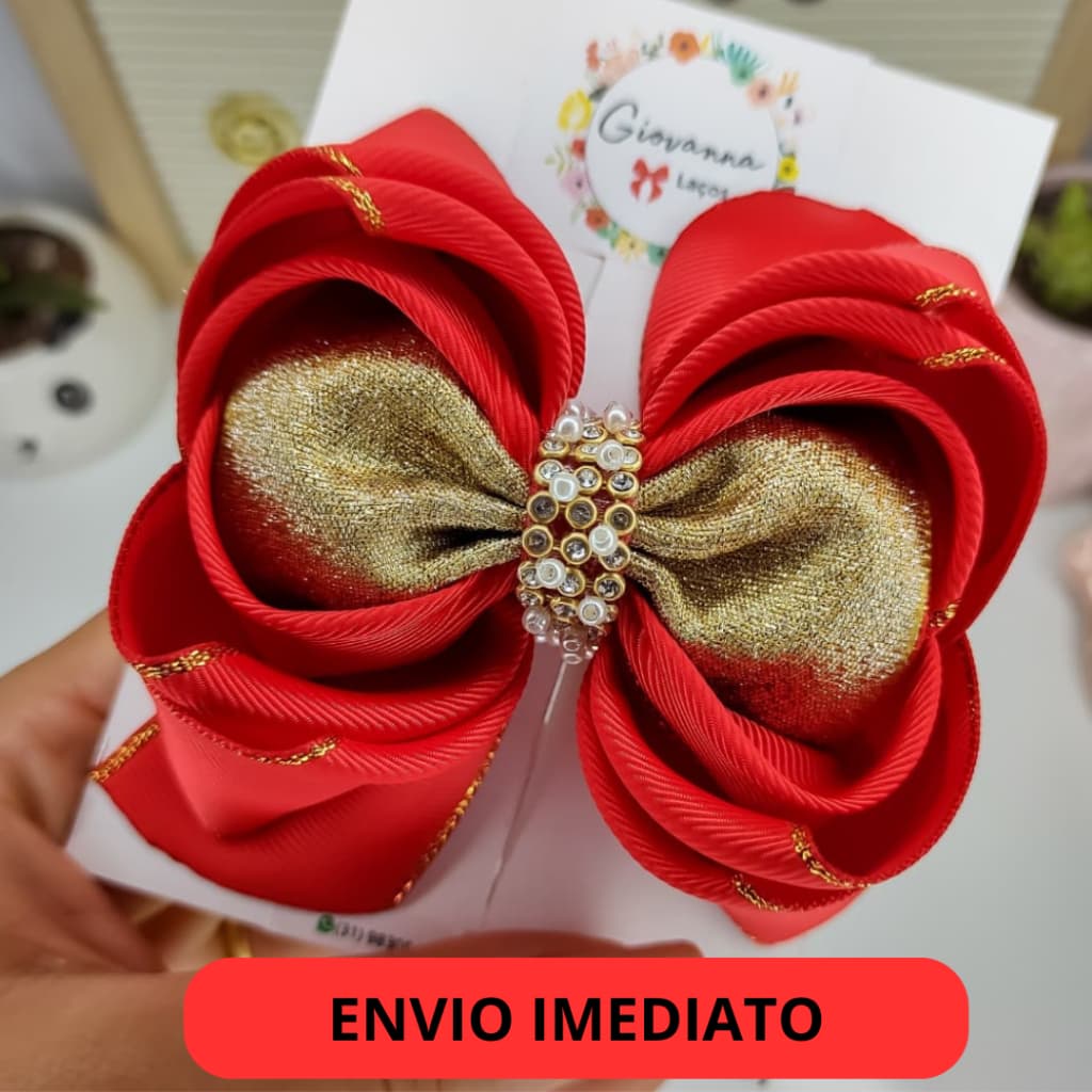 Laço Amoroso Luxo/ Laço de Cabelo Infantil