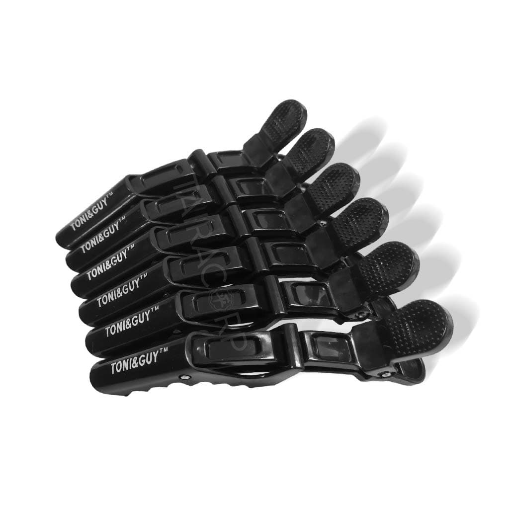 Kit 6 Presilhas Prendedor De Cabelo Crocodilo Cabeleireiro