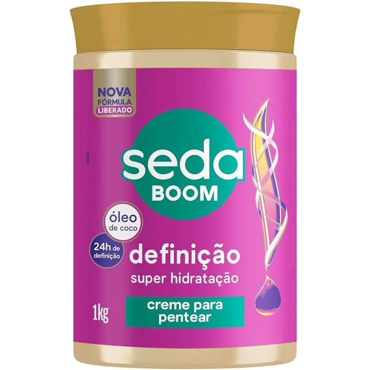 Creme para Pentear Seda Boom Definição Pote 1kg