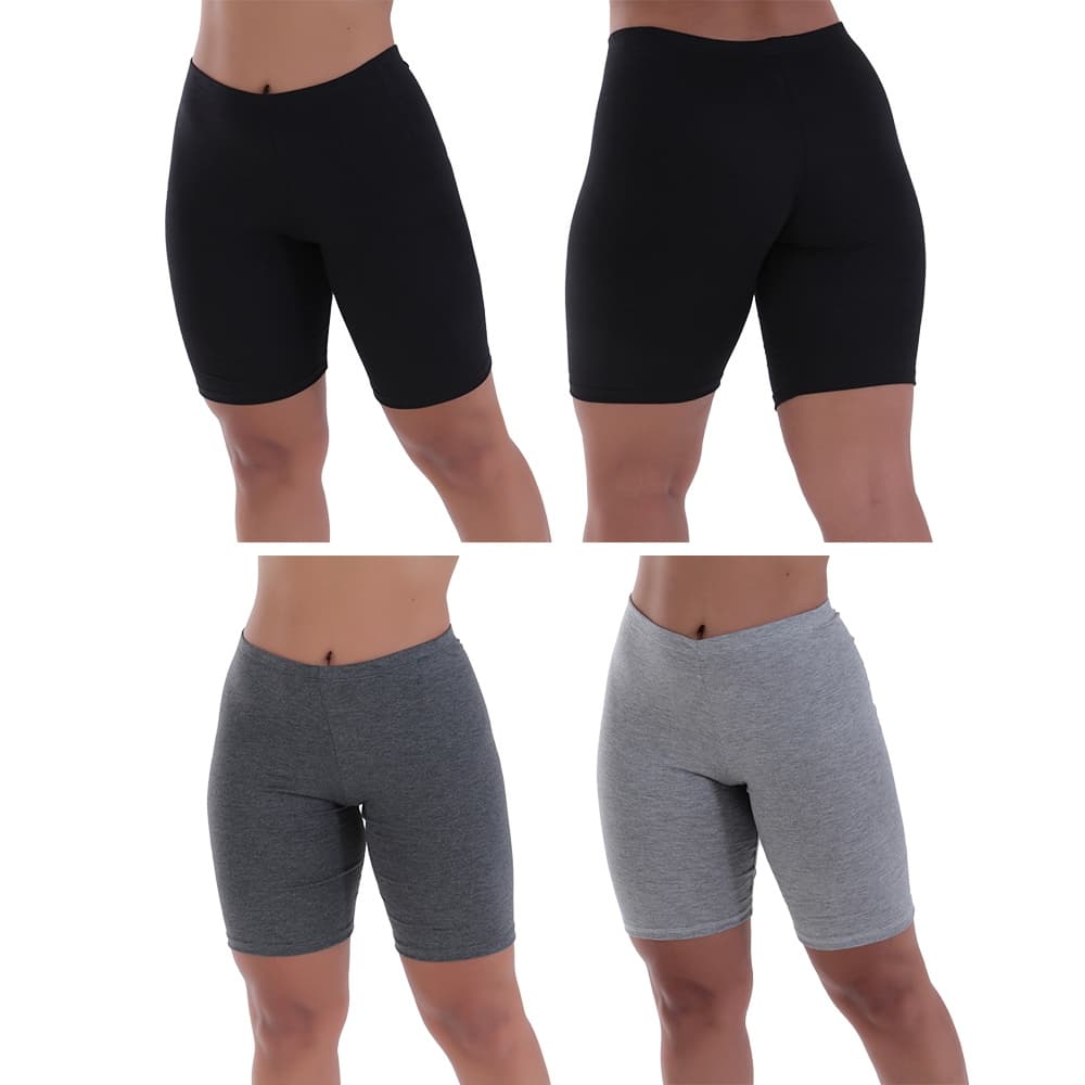 Kit 3 Shorts Ánagua Cintura Alta Algodão para Vestidos