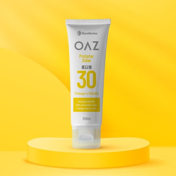 Protetor Solar OAZ 30 FPS CREME - 200 ml