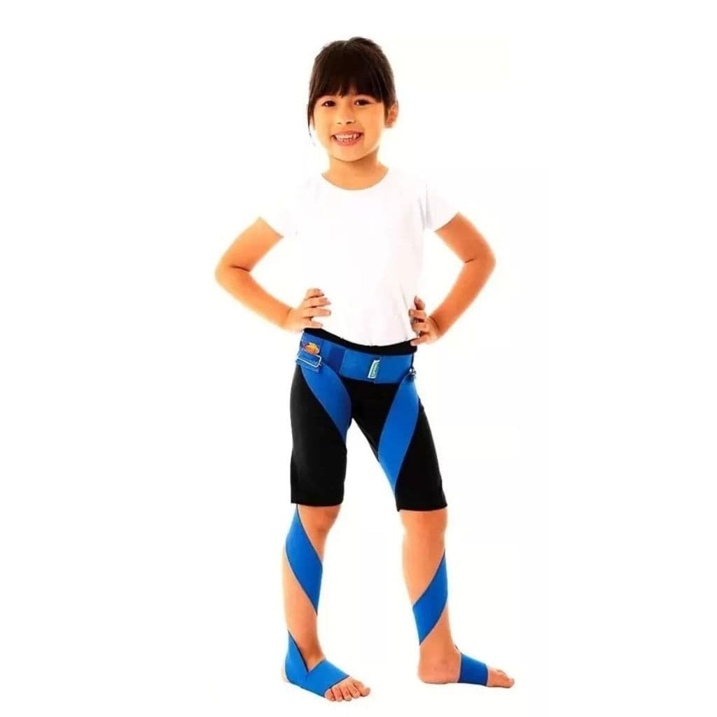 Sling Aparelho Elástico Rotação Membros Inferiores Infantil - Azul - Chantal