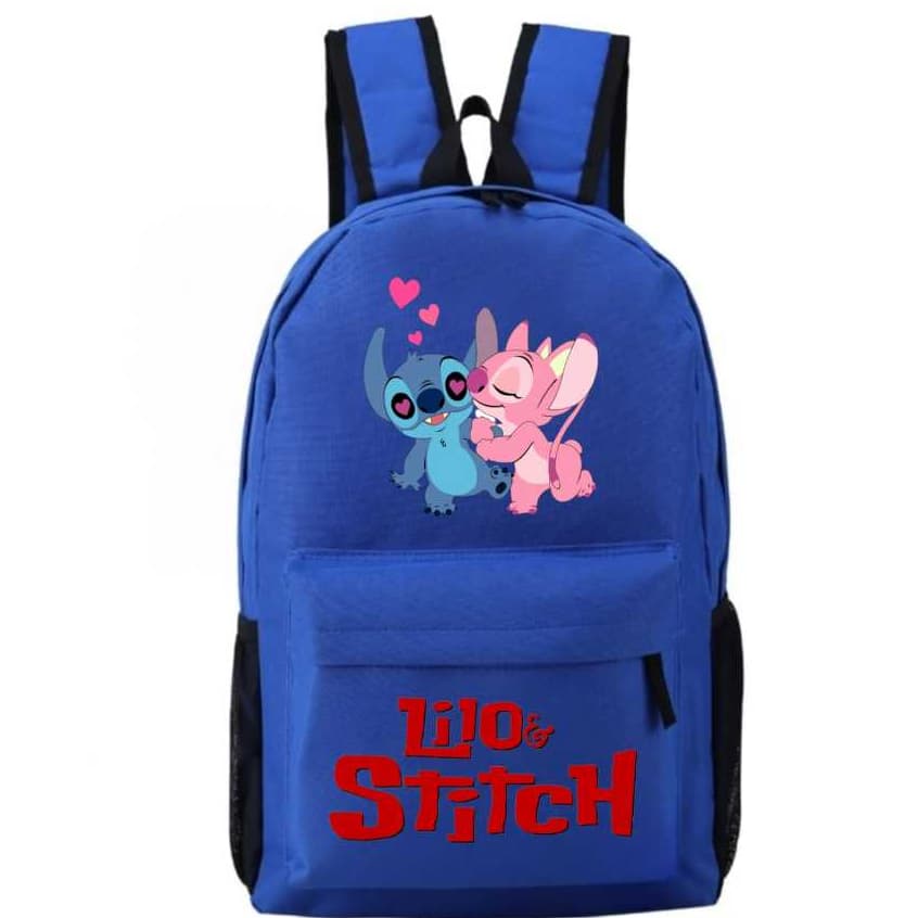 Mochila Lilo Stich Azul mochila Stich Bag Bolsa Lilo Stich Mochila Escolar Lilo Stich Azul mochila lilo stich passeio